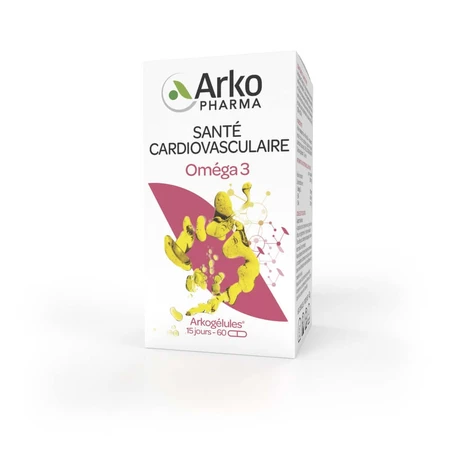 Arkopharma Arkocapsule Omega 3 Herz-Kreislauf-Gesundheit 60 Kapseln