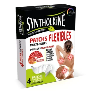 EG Labo SyntholKiné Tiritas Flexibles Multizona Dolor Muscular x4