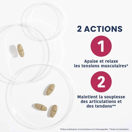 Santarome Myostéo Décontractant Musculaire Libération Flash 15min 20 comprimés