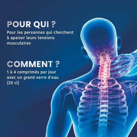 Santarome Myostéo Décontractant Musculaire Libération Flash 15min 20 comprimés