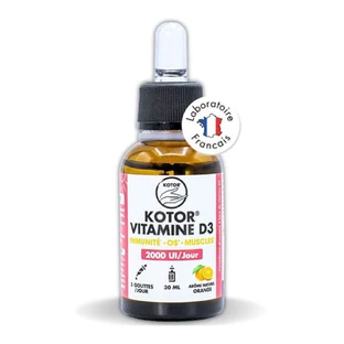 Kotor Pharma Vitaminen D3 Immunité, Os, Spieren 30ml