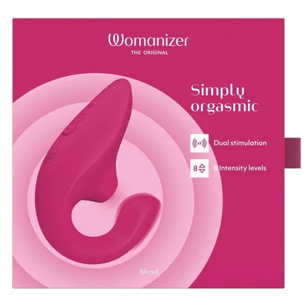 Womanizer Pulsed and Blended Air Stimulator Point-G Fushia