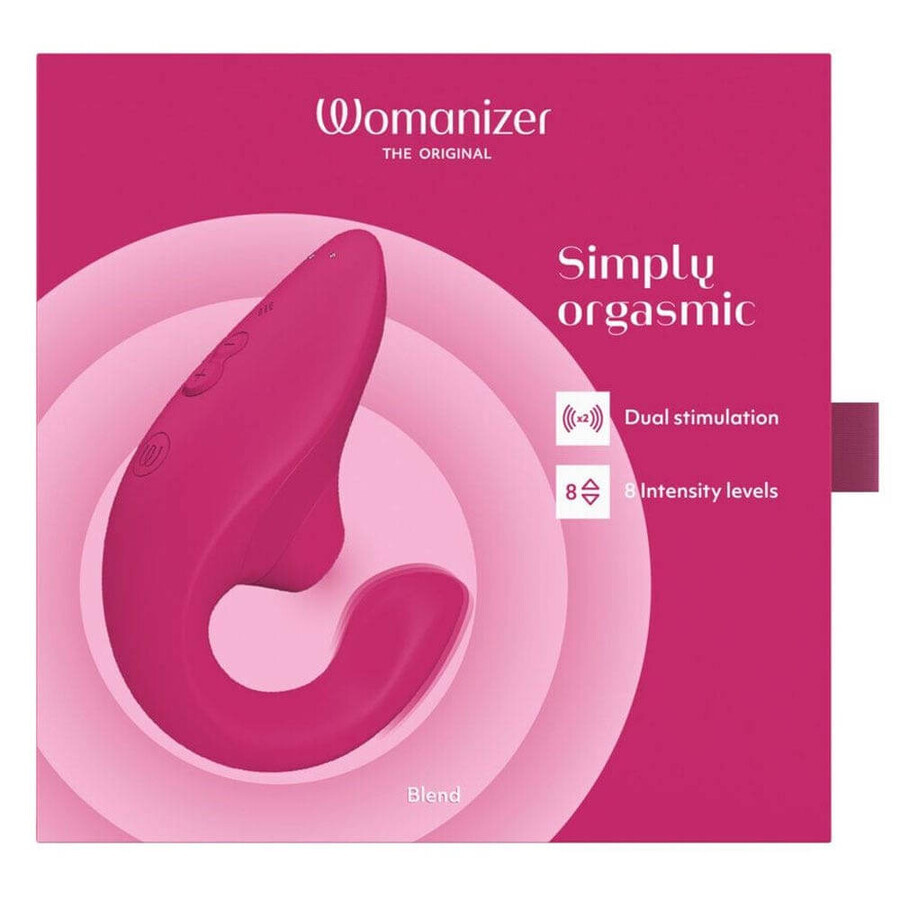 Womanizer Stimolatore ad aria pulsata e a miscela Point-G Fushia