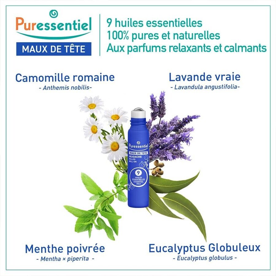 Puressentiel Bienestar Diario Roller Maux de Tête 5ml