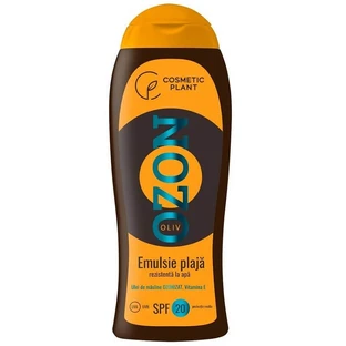 Emulsión de playa resistente al agua SPF 20 Ozono, 200 ml, Planta Cosmética