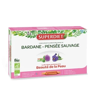 Superdiet Klette und Wildes Veilchen 20 Ampullen 15 ml