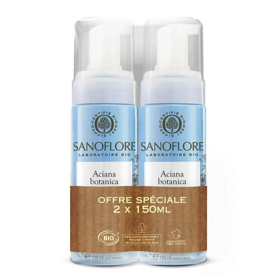 Buy Sanoflore Aciana Botanica Foam Water Cleanser Bio 2x150ml Sanoflore Aciana Botanica Foam Water Cleanser Bio 2x150ml