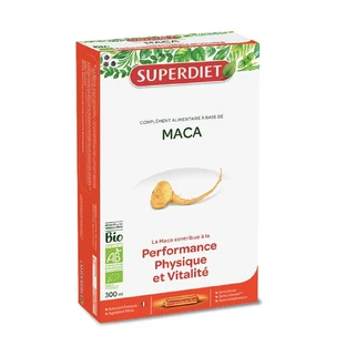 Superdiet Maca Vitaliteit en Fysieke Prestaties 20 flesjes 15 ml