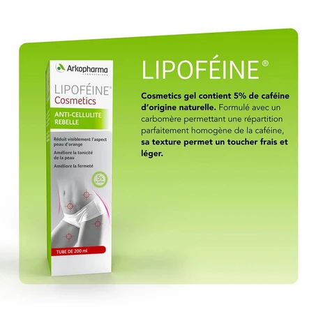 Arkopharma Lipoféine Cosmetics Anticellulite Rebelle 200ml