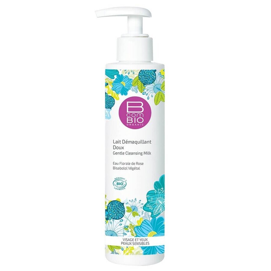 Bcombio Organic Lait démaquillant doux pour le visage et les yeux 200 ml