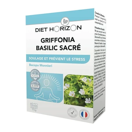 Diet Horizon Griffonia Basilic Sacre 60 Comprimés
