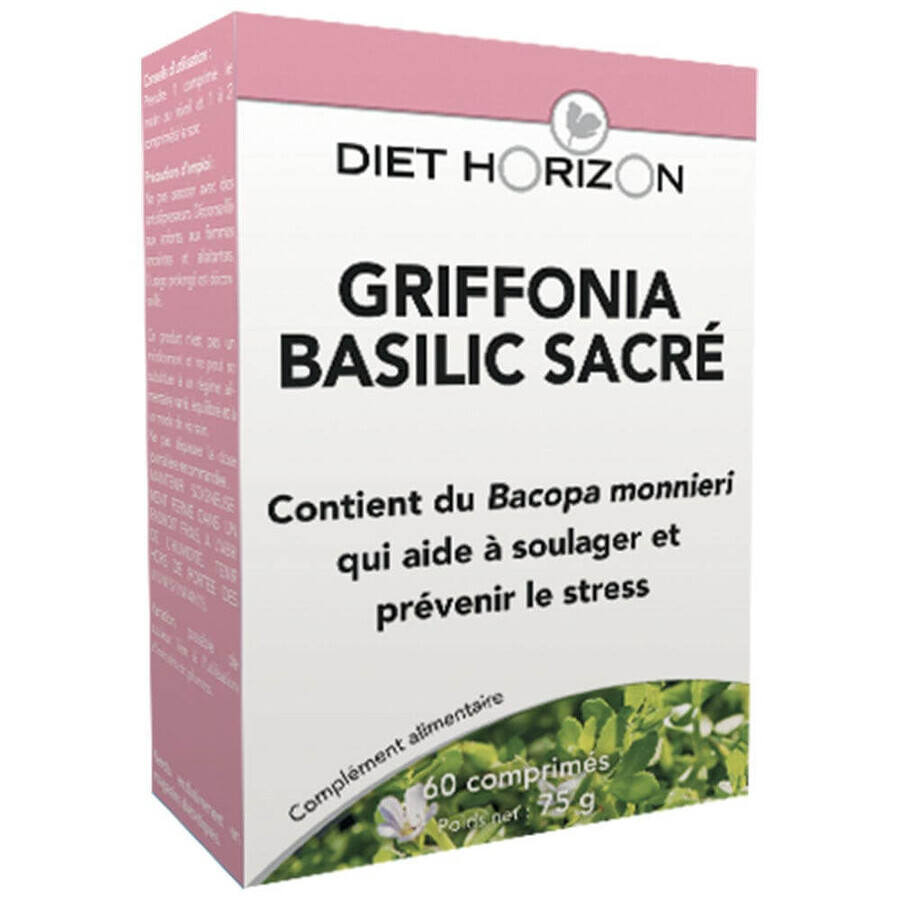 Diet Horizon Griffonia Heiliges Basilikum 60 Tabletten 60 Comprimés