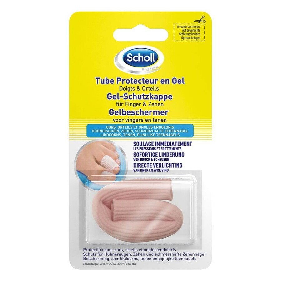 Scholl Gelactiv Tubo protettivo per dita dei piedi e dita delle mani, unghie e calli