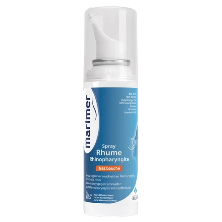 Marimer Nasal Spray Decongestant Cold Nasal Pharyngitis Closed Nose 100ml