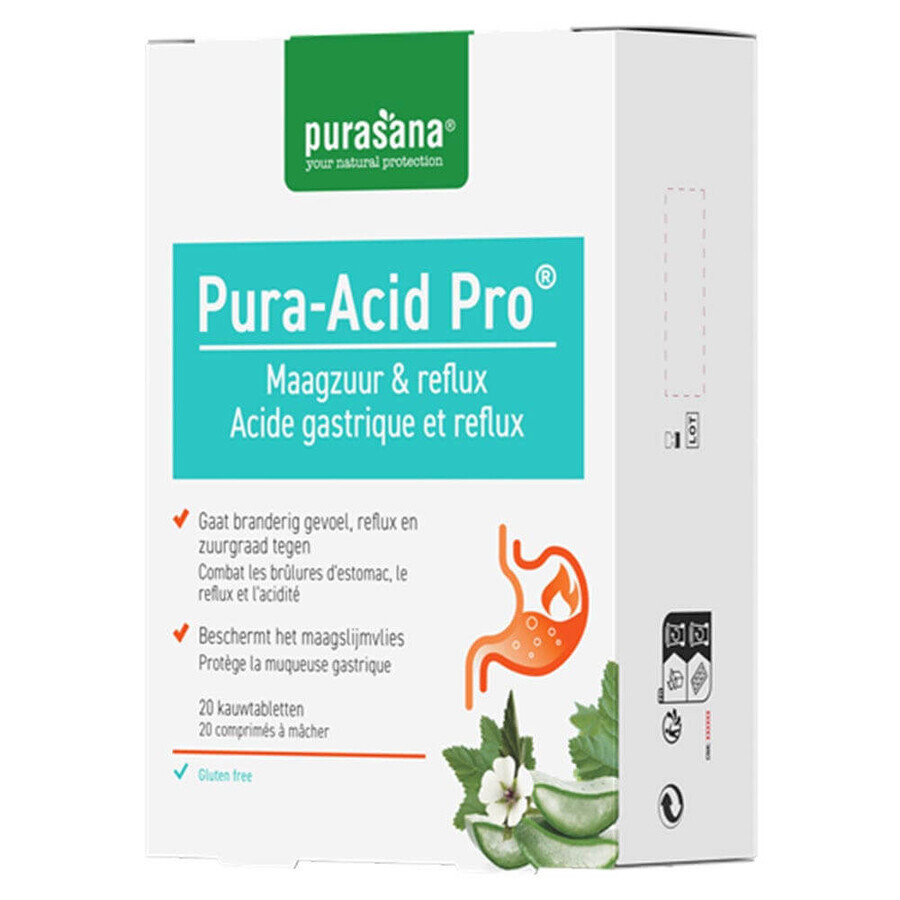 Boutique Purasana Pura Acid Pro 20 comprimés Purasana Pura Acid Pro 20 comprimés