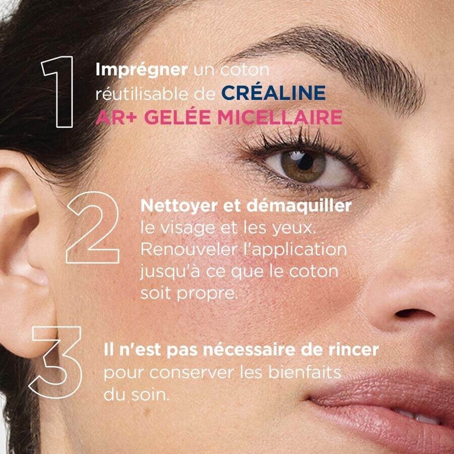 Bioderma Crealine AR+ Gelée Micellaire Peaux Sensibles Réactives 250ml Bioderma Crealine AR+ Gelée Micellaire Peaux Sensibles Réactives 250ml