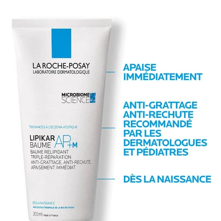 La Roche-Posay Lipikar Bálsamo Reparador Triple Acción Tubo ecológico Pieles atópicas con tendencia eczematosa 200ml