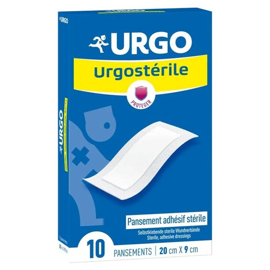 Shop Urgo Urgosteril 20cm x 9cm x10 Urgo Urgosteril 20cm x 9cm x10