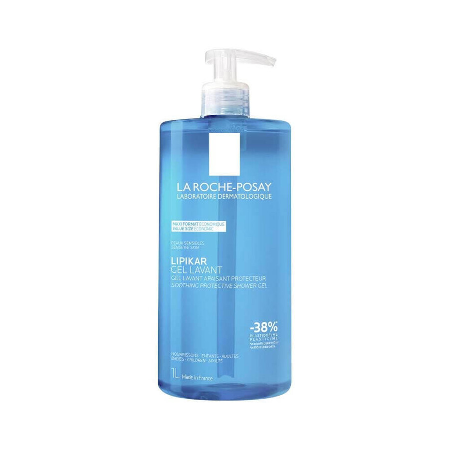 La Roche-Posay Lipikar Verzachtende Reinigingsgel Gevoelige Huid 1L
