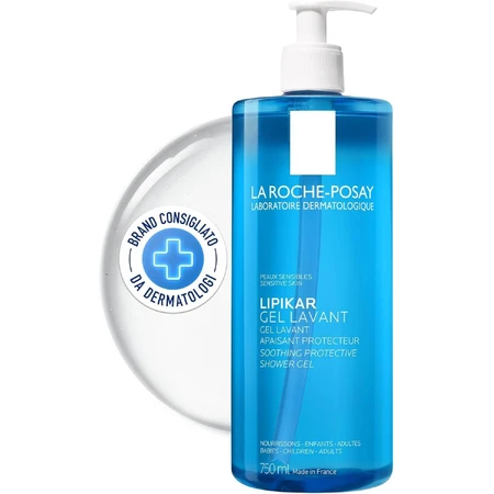 Lipikar Gel de curățare, 1 L, pentru piele sensibilă, La Roche-Posay