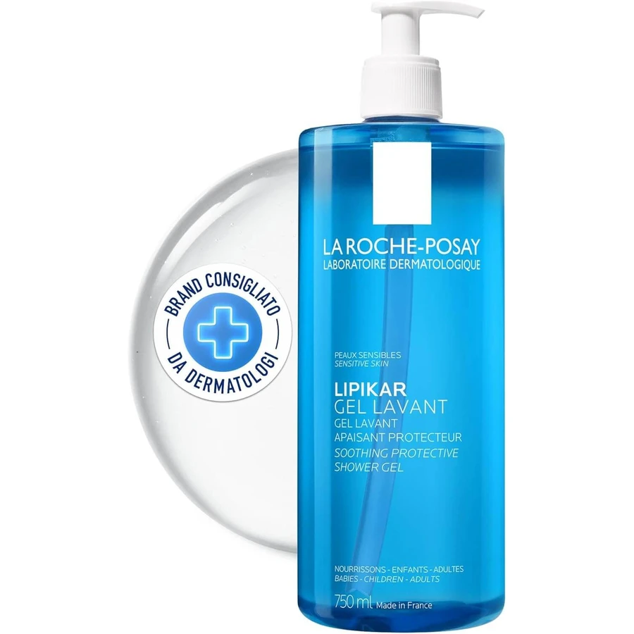 Lipikar Gel de curățare, 1 L, pentru piele sensibilă, La Roche-Posay