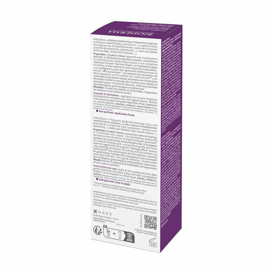 Bioderma Cicabio Ultra Repair Crema Calmante 40ml