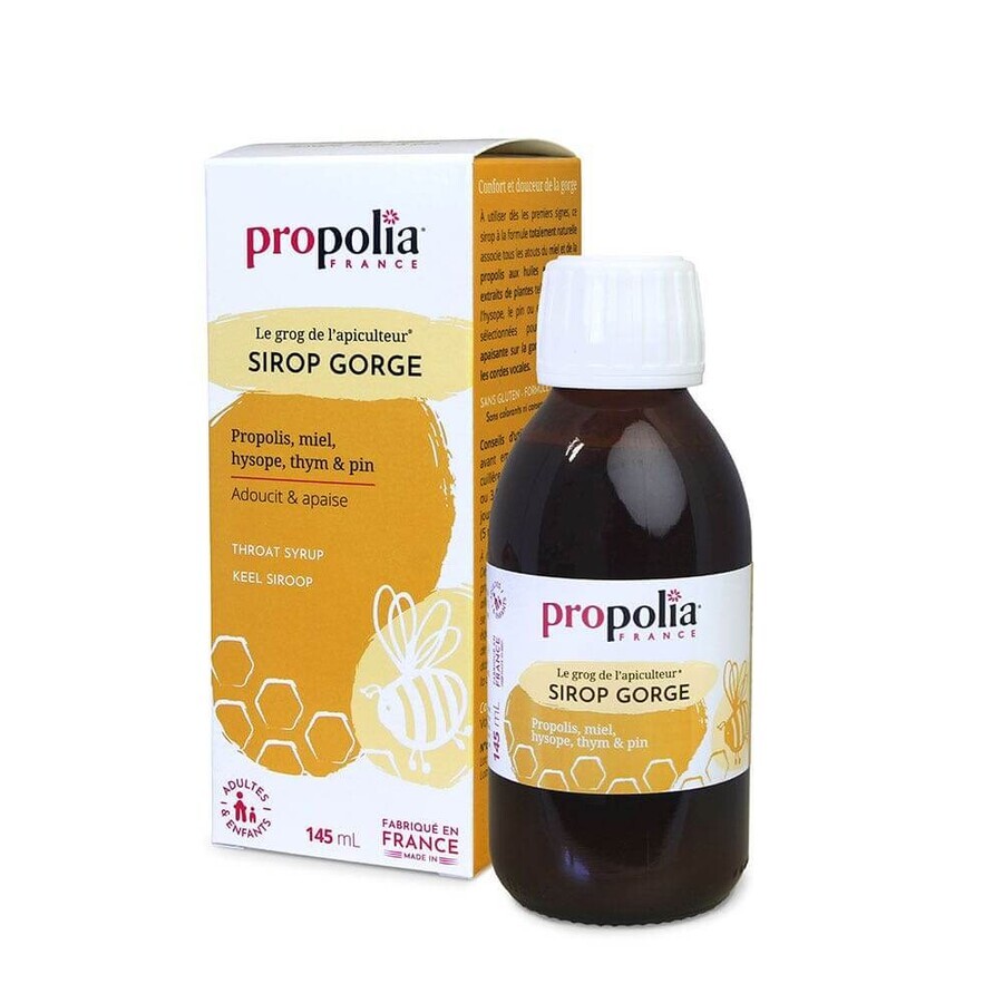 Propolis Honey and Lemon Throat Syrup 145 ml