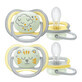 Avent Ultra-Air Sucettes sym&#233;triques Nighttime 18 Mois Et Plus x2