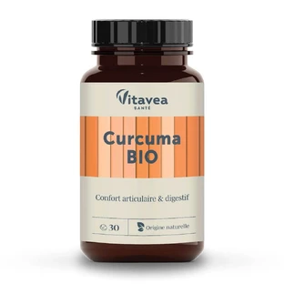 Vitavea Santé Nutri'sentiels Bio-Kurkuma Wohlbefinden für Gelenke und Verdauung 30 Tabletten