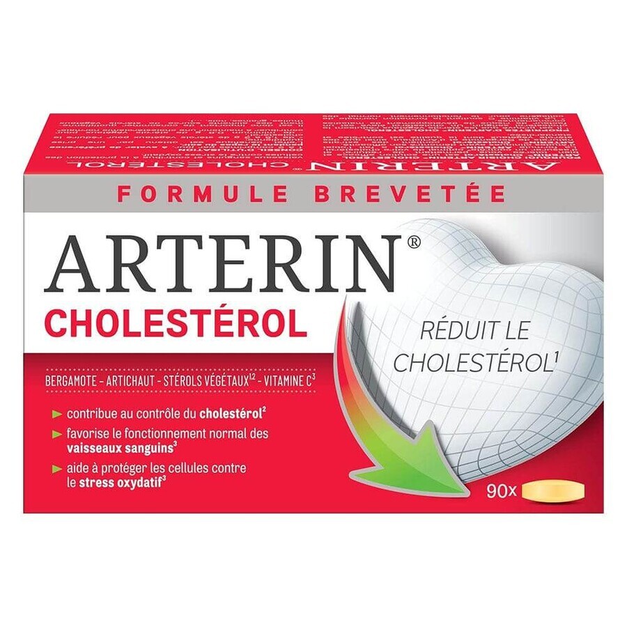 Omega Pharma Cholesterol Arterin Active Ingredients of Natural Origin 90 Tablets