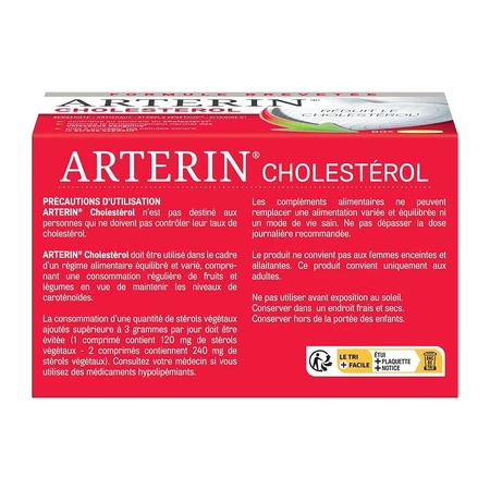 Omega Pharma Cholesterol Arterin Active Ingredients of Natural Origin 90 Tablets