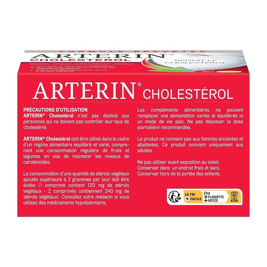 Omega Pharma Cholesterol Arterin Active Ingredients of Natural Origin 90 Tablets