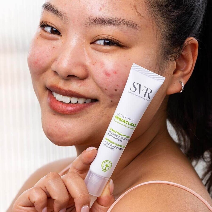 Svr Sebiaclear Intensive Treatment Pimples, Blackheads, Spots Active Gel Boutons Points Noirs et Anti Marques 40ml