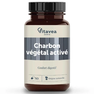 Vitavea Santé Nutri'sentiels Carbón Vegetal Activ Confort Digestivo 50 cápsulas
