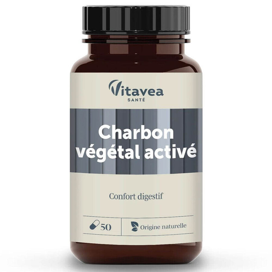 Vitavea Santé Nutri'sentiels Vegetable Charcoal Activ Digestive Comfort 50 capsule
