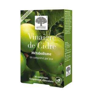 Nuevo Nordic Vinaigre 30 Comprimidos Metabolismo