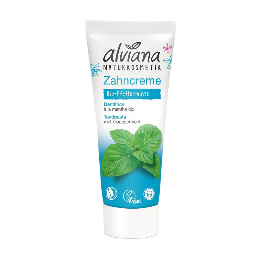 Alviana Toothpaste A La Menthe Bio 75ml