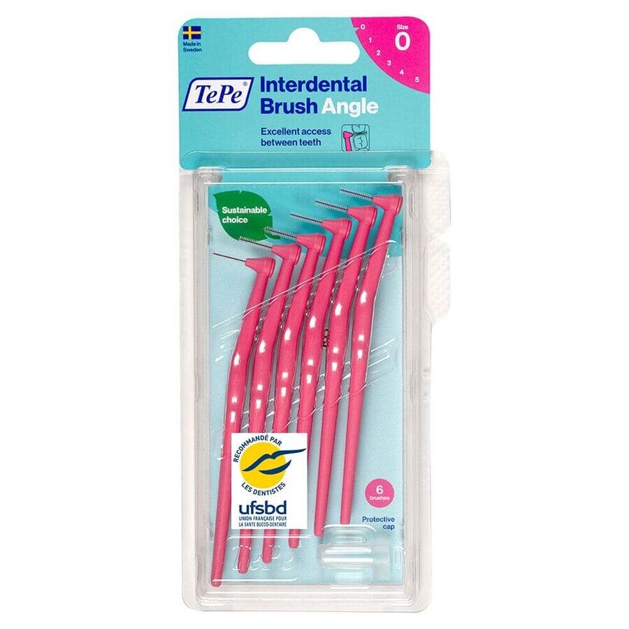 Acquista TePe Scovolini interdentali da 0,4 mm con manico x6 TePe Scovolini interdentali da 0,4 mm con manico x6