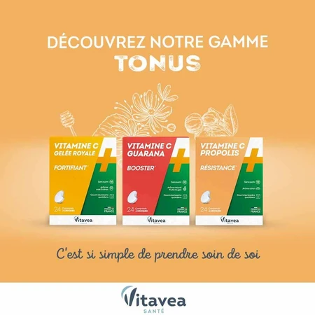 Vitavea Santé Vitamine C + Propolis Weerstand 24 Kauwtabletten