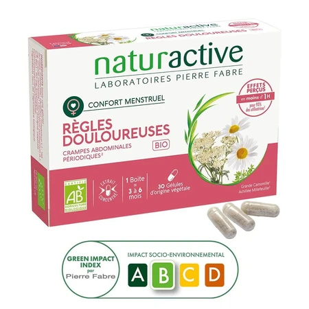 Naturactive Règles Douloureuses Bio 30 gélules