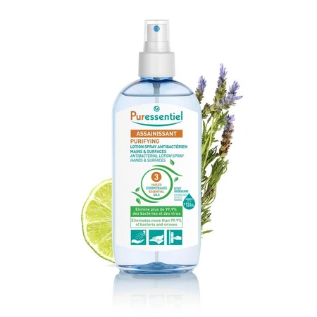 Puressentiel Purifying Antibacterial Spray Lotion for Hands and Surfaces 250ml