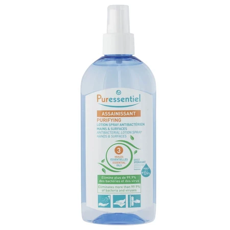 Puressentiel Purifying Antibacterial Spray Lotion for Hands and Surfaces 250ml