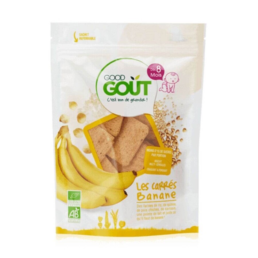 Good Gout Square cereal cookies for babies 8 months old 50g