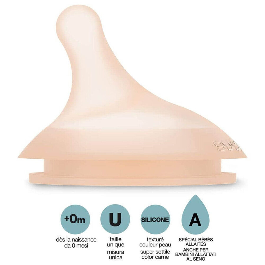Suavinex Tétines Pour Biberon Anti Colique Débit Allaitement A x2