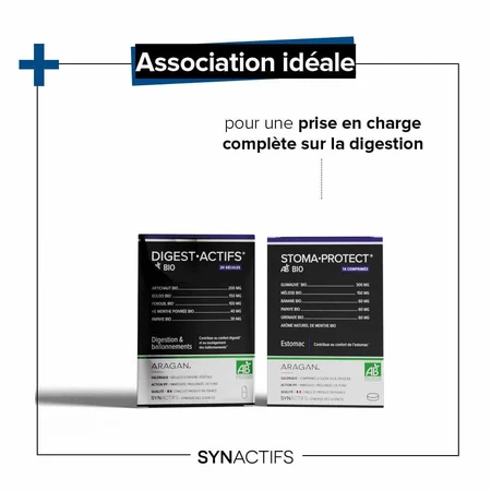Aragan Synactifs SpijsverteringActifs Bio 30 capsules