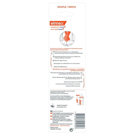 Elmex Anti-Karies Inter X Care Weiche Zahnbürste x2