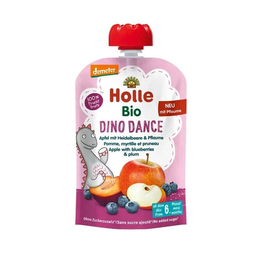 Buy Holle Pural Gourdes Bio Dino Dance Goût Pomme Myrtille Pruneau 100g Holle Pural Gourdes Bio Dino Dance Goût Pomme Myrtille Pruneau 100g