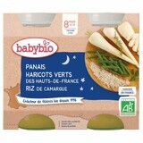 Babybio Bonne nuit Mes 1ers Morceaux Fondants Bio de la 8 luni 2x200g