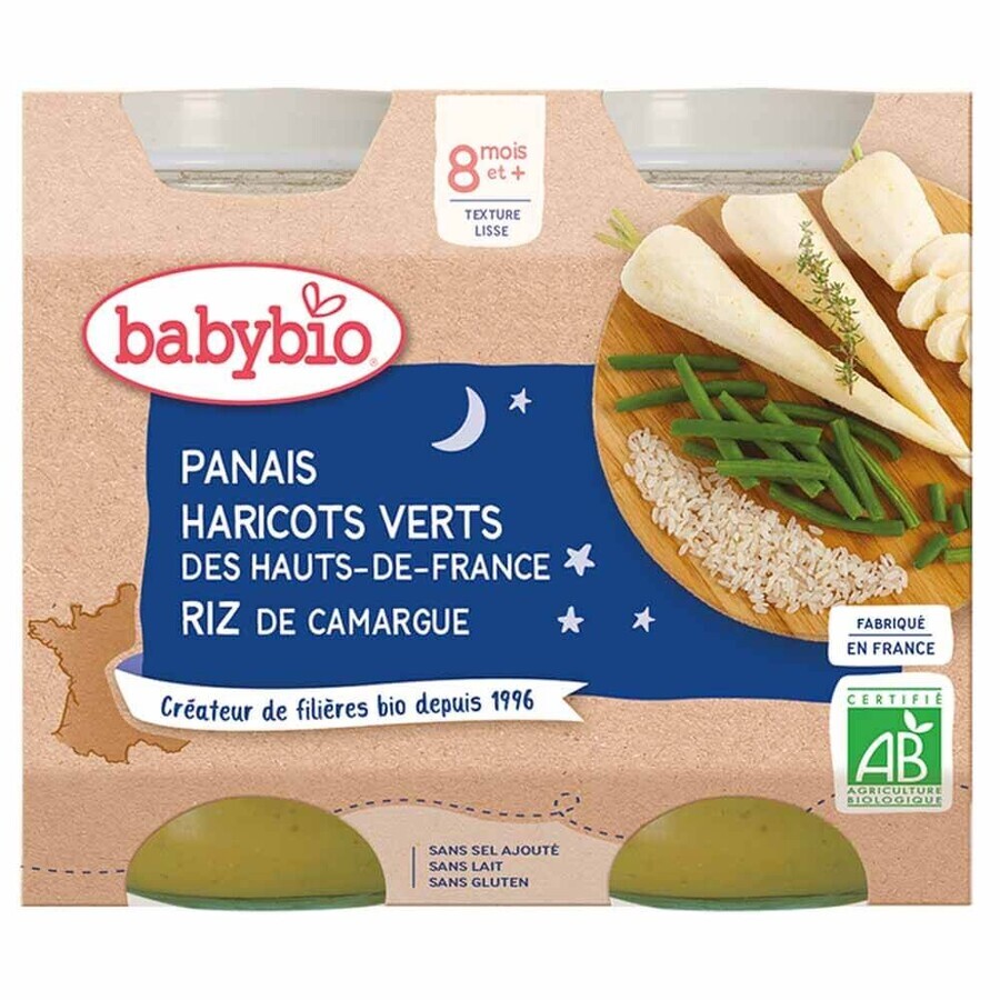 Babybio Bonne nuit Mes 1ers Morceaux Fondants Bio dai 8 mesi 2x200g