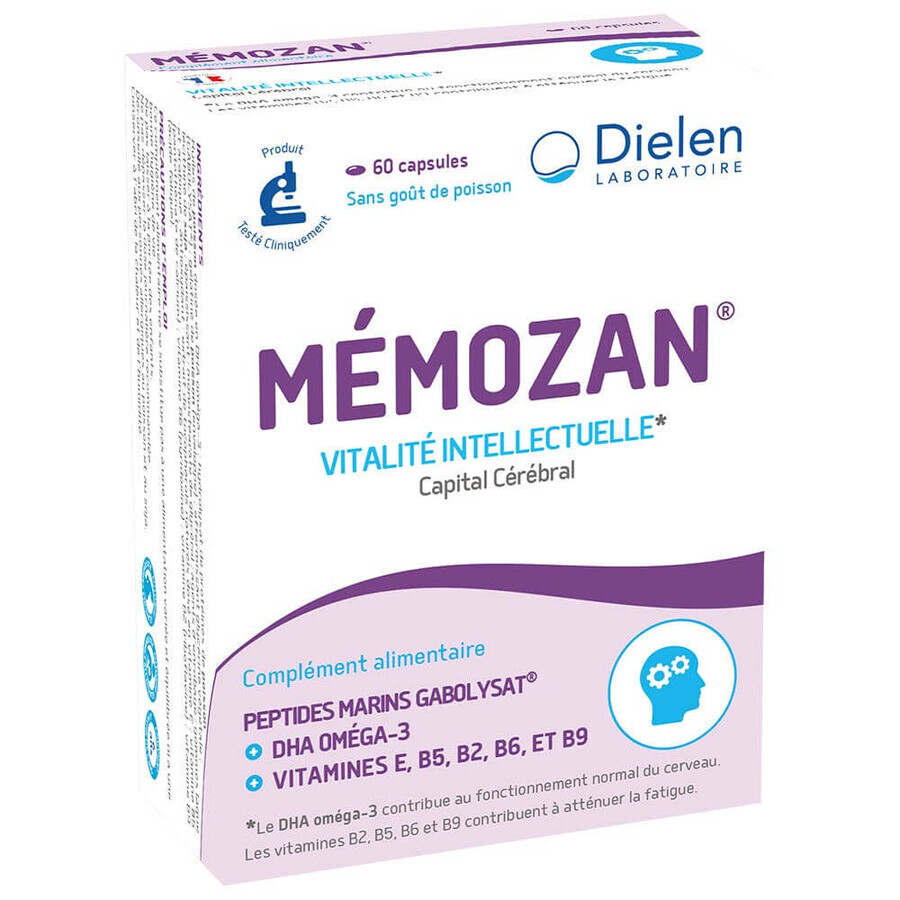 Dielen Memozan 60 capsule di vitalità intellettuale